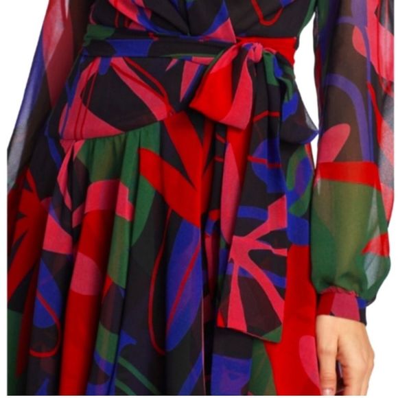 PatBO Rio High Low Wrap Maxi Dress Size 2 - Picture 4 of 7